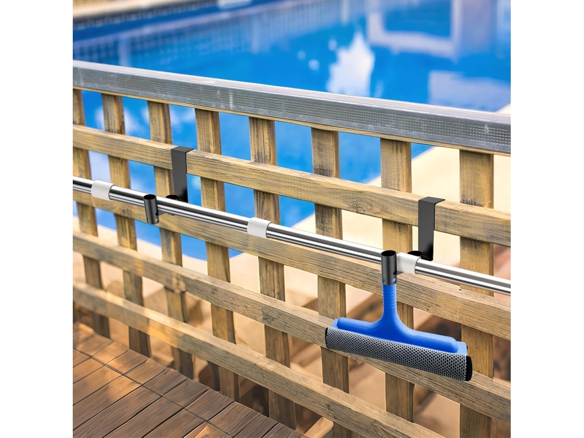 Suportes Para Postes De Piscina, Ganchos Equipamentos Em Cercas Resist