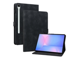 Capa de couro com relevo Lily para tablet e caneta Webake