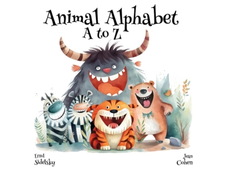 Livro Animal Alphabet A to Z de Errol Sidelsky e Jean Cohen (Inglês)