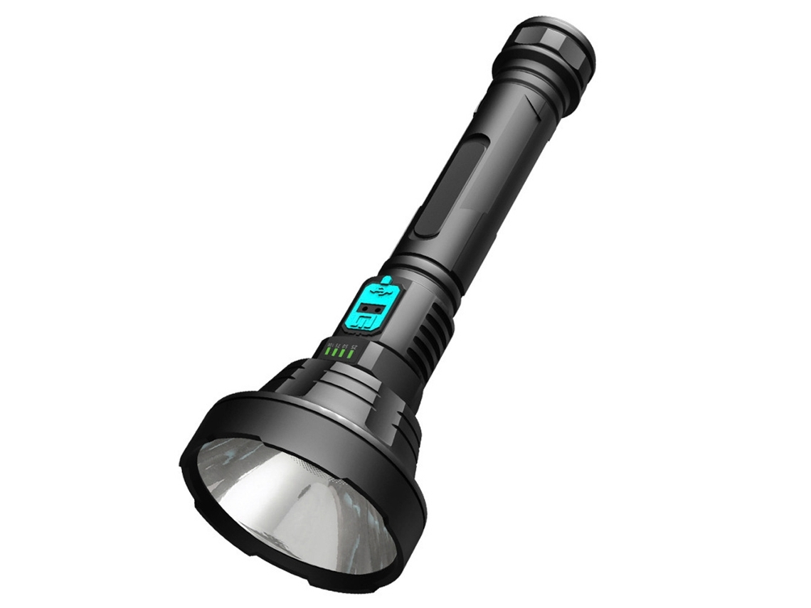 Lanterna Led Recarregável Por Usb De Longo Alcance E Multifuncional*