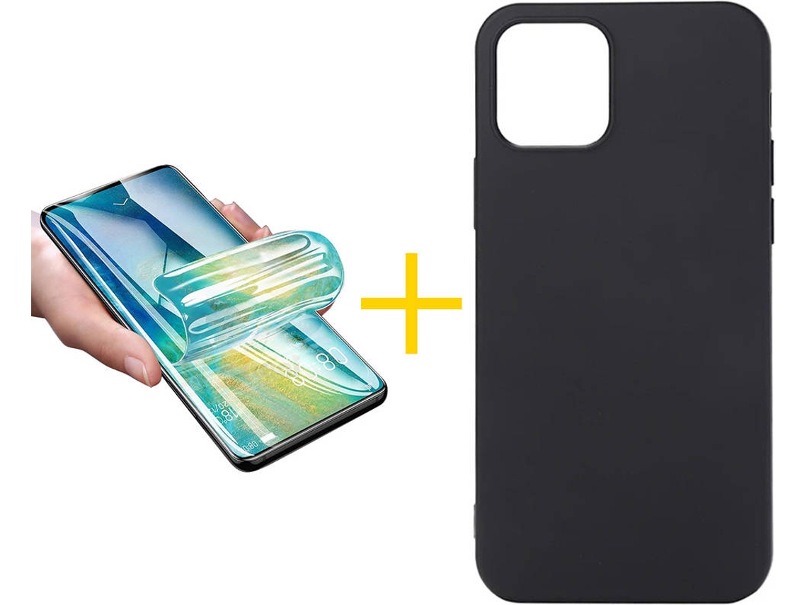 Capa + Película para iPhone 12 Pro ACCETEL Preto