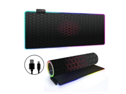 Mousepad Com 14 Modos De Iluminação Rgb E Base Antiderrapante Brilvibera (estilo 13, 3007003mm)