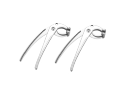 Pinças De Aço Inoxidável Popetpop 2 Peças, Utensílio Prático Para Pratos, Tigelas E Bandejas Quentes Na Cozinha