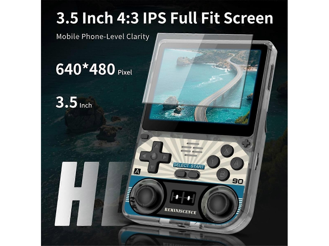Console De Videogame Portátil Retrô V20 De 64 Gb Com Tela Ips Hd De 3,5 Polegadas. Ly Ebike