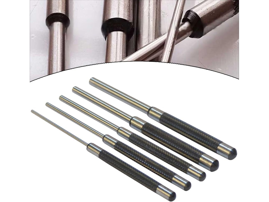 Conjunto De Punções Aço Carbono 8 Polegadas (20,3 Cm), 5 Peças (3,2