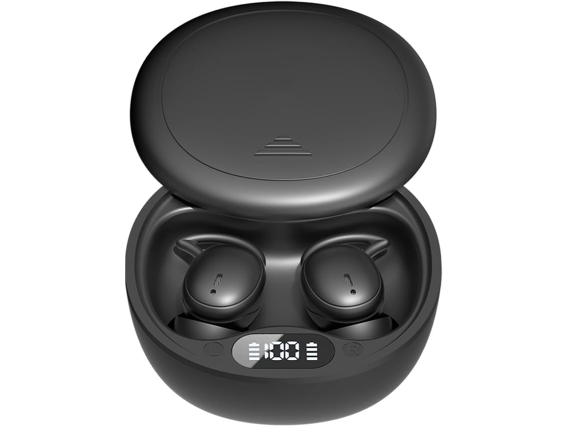 Fones De Ouvido Bluetooth Sem Fio Com Visor Digital E Cancelamento