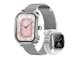 Smartwatch Mk88 Com Bluetooth E Design Moderno (prata)