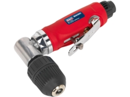 Furadeira Angular Pneumática Com Mandril Sem Chave De Ø10mm | Vermelha