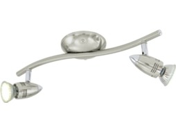Régua EGLO Magnum-Led 2X3W Aço