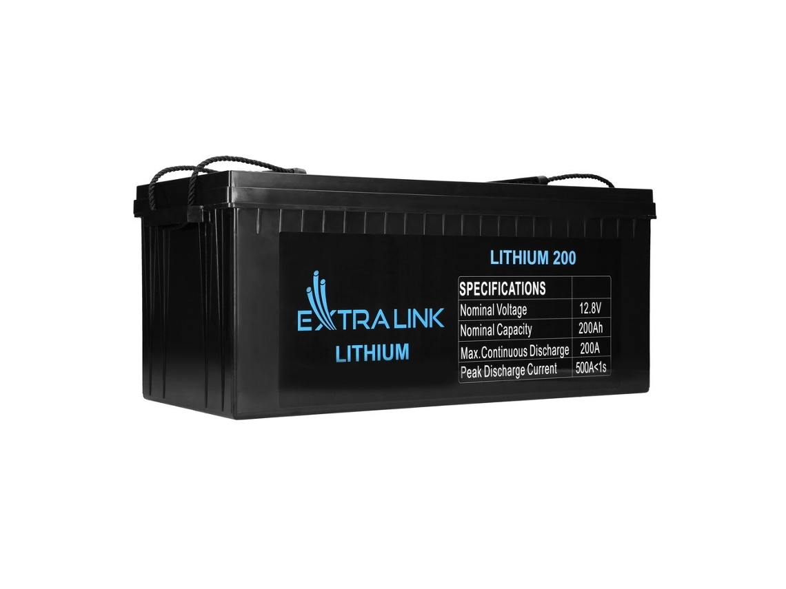 Accumulator Lifepo4 200ah 12.8v, Bms Extralink