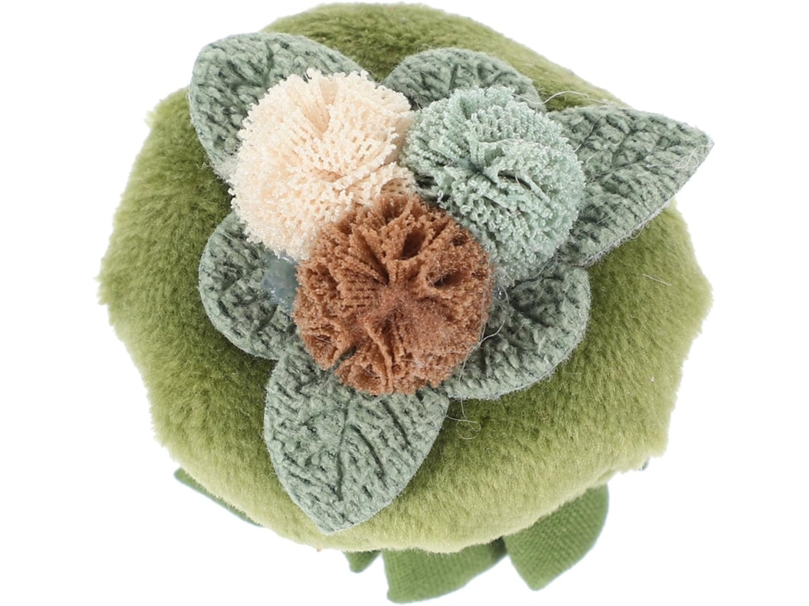 Capa Para Puxador De Gaveta E Porta Com Estampa Flor, Tecido Verde