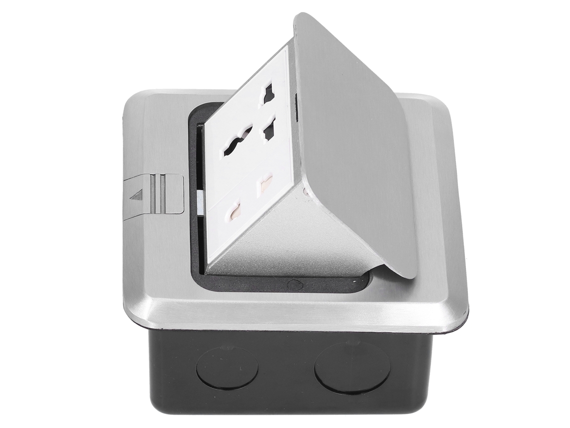 Laxiscreed Caixa De Tomada Eléctrica Pop-up Para Piso – À Prova De Água, Ideal Para Cozinhas E Escritórios