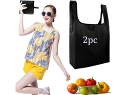 Sacolas De Compras Reutilizáveis, Dobráveis ​​​​e Grandes, Com Bolso Com Zíper. Aquaforge