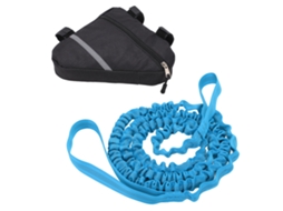Corda De Tração Para Bicicleta Com Amortecedor Bungee Acessório Para Ciclismo Familiar Ao Ar Livre Azul