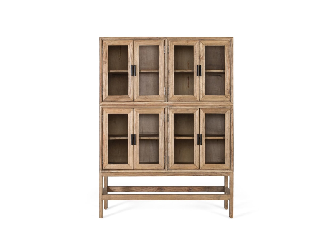 Vitrina Virelle Em Madeira Mindi 160 Cm X 120 Cm X 40 Cm