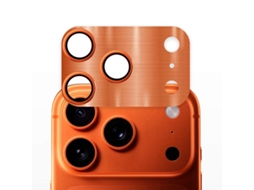 Protetor Câmara Metalizado Laranja para Iphone 17 Pro Max LA CASA DE LAS CARCASAS