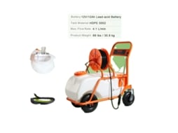 Pulverizador De Jardim Com Bateria, Capacidade De 15 Galões, Pressão Ajustável,60l Oem