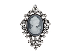 Broche Liga Feminino Acessório Roupa Strass