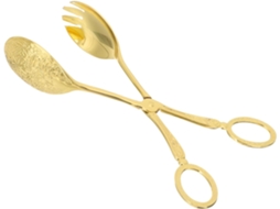 Pinça Multifuncional Abaodam Em Liga De Alumínio Dourado Para Churrasco, Ideal Para Virar Bifes E Frutas Grelhadas