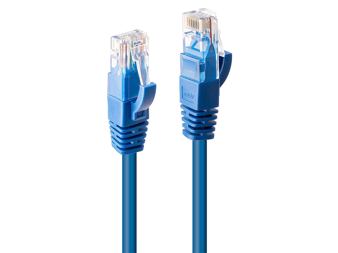 Cabo de rede 48021 Azul 7,5 m Cat6 U/UTP (UTP) LINDY