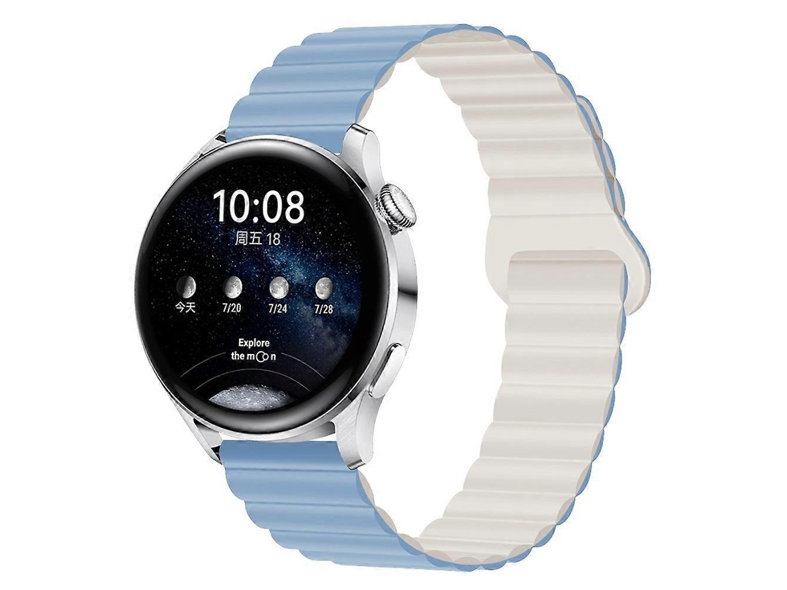 Pulseira De Relógio Magnética De Silicone Bicolor