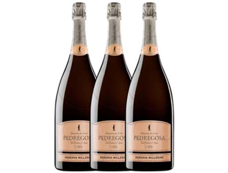 Espumante PEDREGOSA Pedregosa Millésimé Brut Nature Cava Reserva  (1.5 L - 3 unidades)