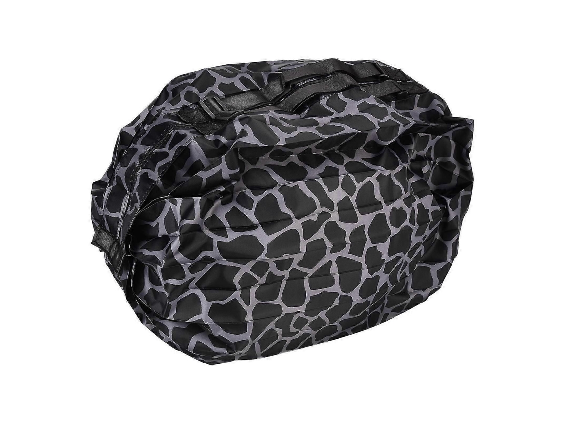 Sacola De Compras Elegante E Reutilizável Em Tecido Oxford, Portátil, Dobrável, De Alta Capacidade, Para Usar No Ombro Ou Como Bolsa De Ombro, Im