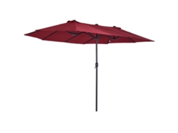 Chapéu de Sol Duplo com Manivela BTFORUS (4.55x2.65x2.38m)