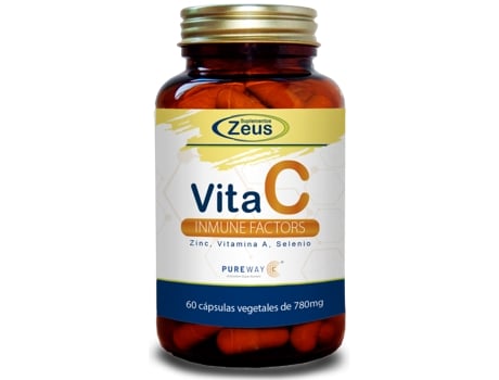 Vitamina C Immune Factors 60 Cápsulas SUPLEMENTOS ZEUS