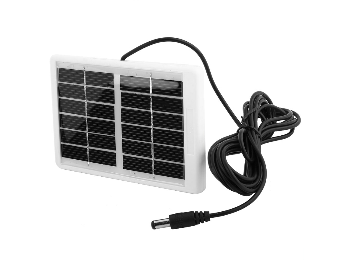 Painel Solar Portátil 6v 1.2w Impermeável Externo
