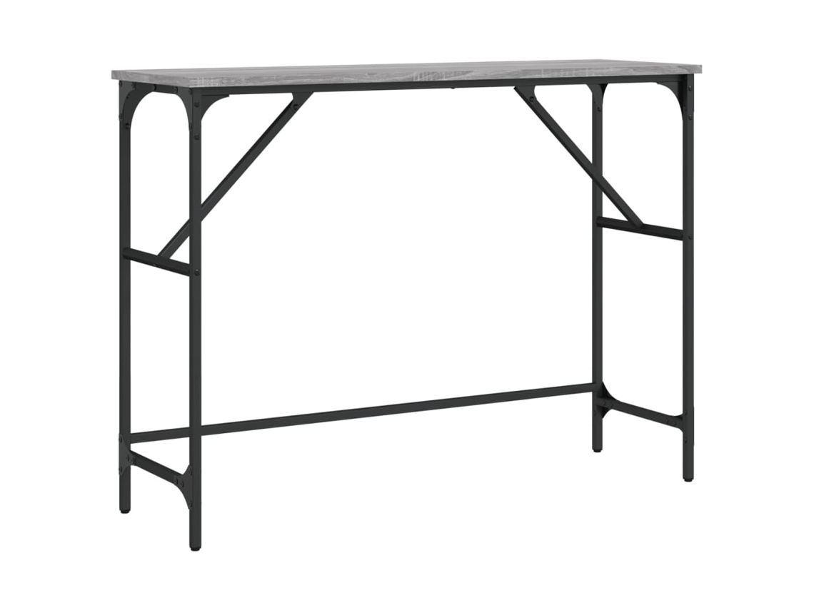Mesa Consola Derivados de Madeira Cinzento Sonoma MAISON EXCLUSIVE (100x32x75 cm)