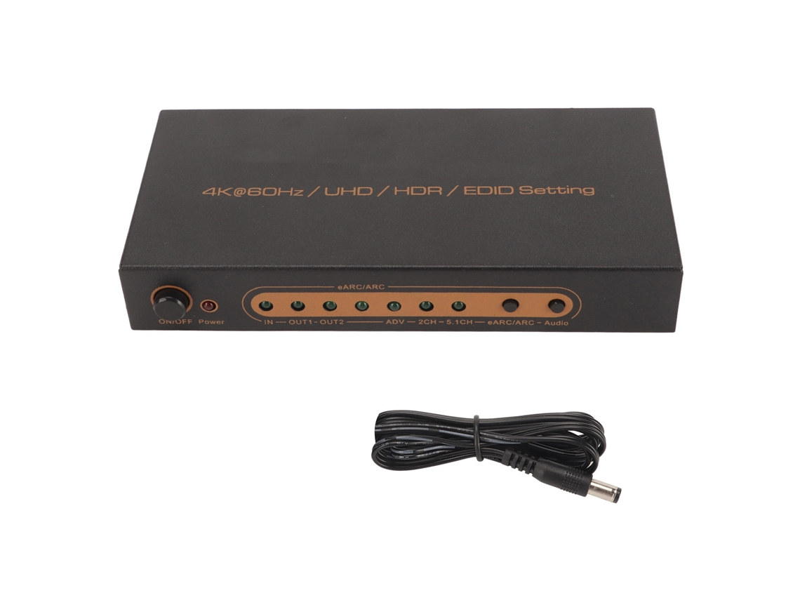 Divisor de Áudio Hdmi LAXISCREED 4k 60hz Earc/arc