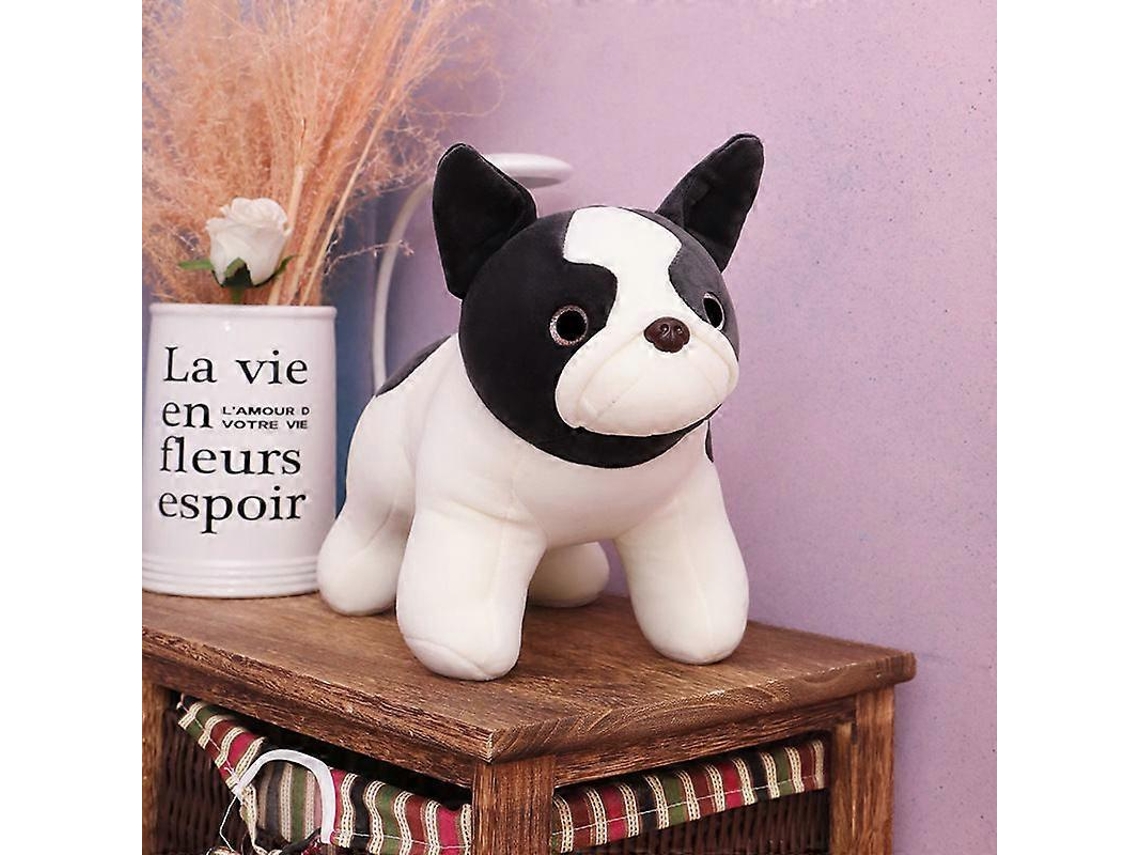 Pelúcia Simulada De Buldogue Fofo Boneco De Buldogue