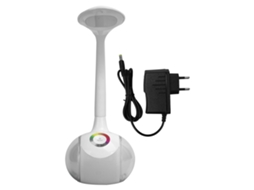 Aetheria lâmpada de Mesa com Alto falante Bluetooth Rgb Touch Led Luz Noturna Proteção para Olhos