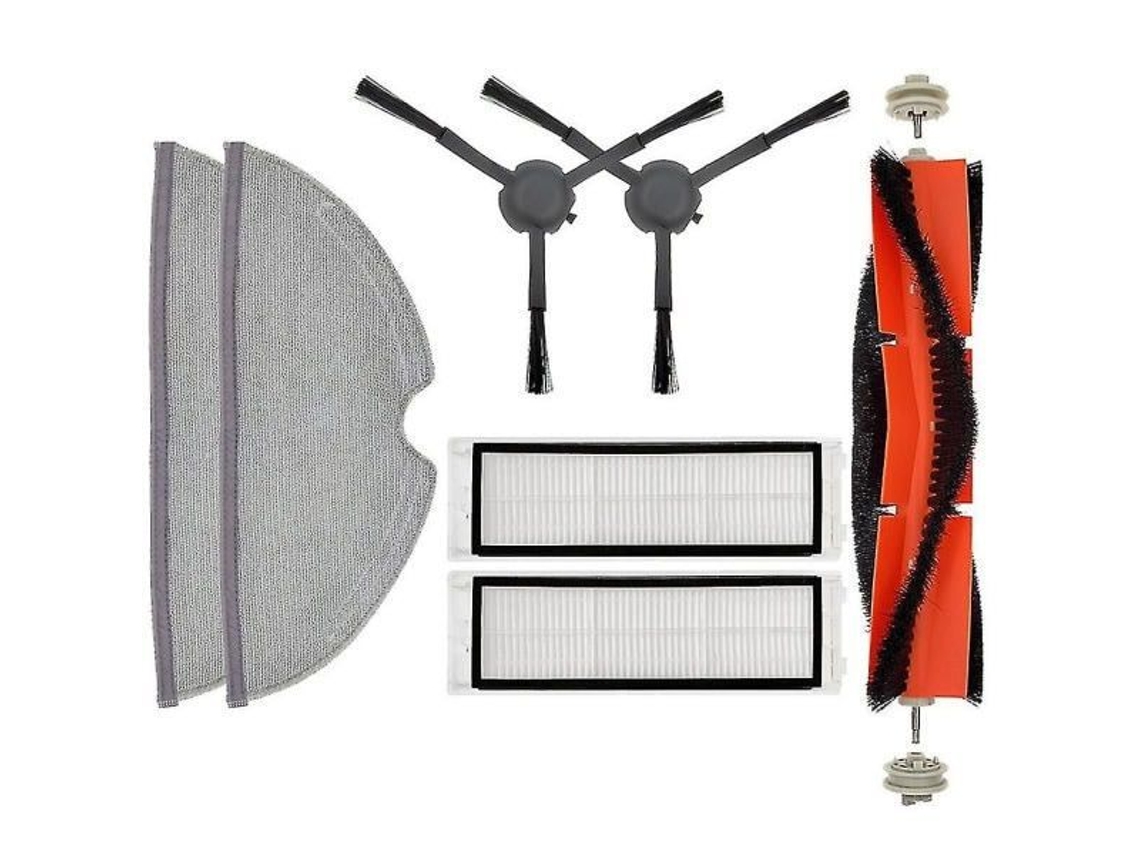 Novo Kit Compatível com Xiaomi Mi Robot Vacuum Mop 2 Pro+: Escova, Filtro e Pano de Limpeza BRILVIBERA