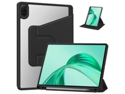 Capa giratória de couro com suporte triplo Webake para tablet