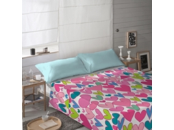 Lençol de Cima com Fronha Cama 90 Algodão Extra Macio Feito na Espanha Foraning ICEHOME