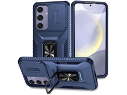 Capa Para Samsung Galaxy S24 Fe Com Suporte, Azul