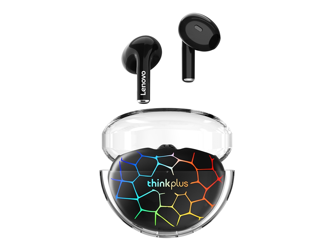 Fones De Ouvido Sem Fio Lenovo Lp80 Pro Rgb Bt5.3 Com Carregamento Rápido E Estéreo Hifi