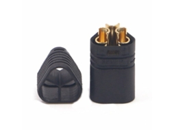 5 Paresamass Mt60 Conector de Ficha de Três Furos Preto Macho e Fêmea 1 Par MDUG