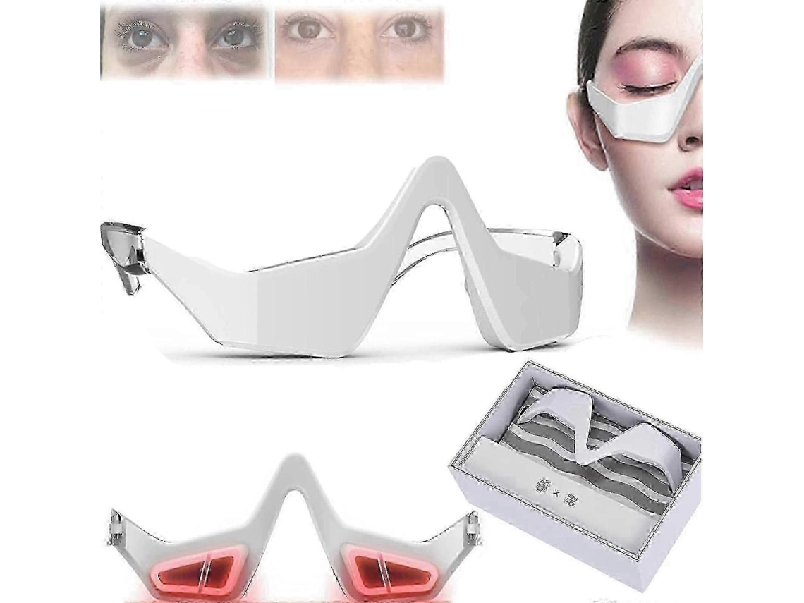 Óculos de Terapia Luz Vermelha Revitaleyes Dispositivo Renovação Sob os Olhos para Olheiras e Redução Rugas GOKOCO