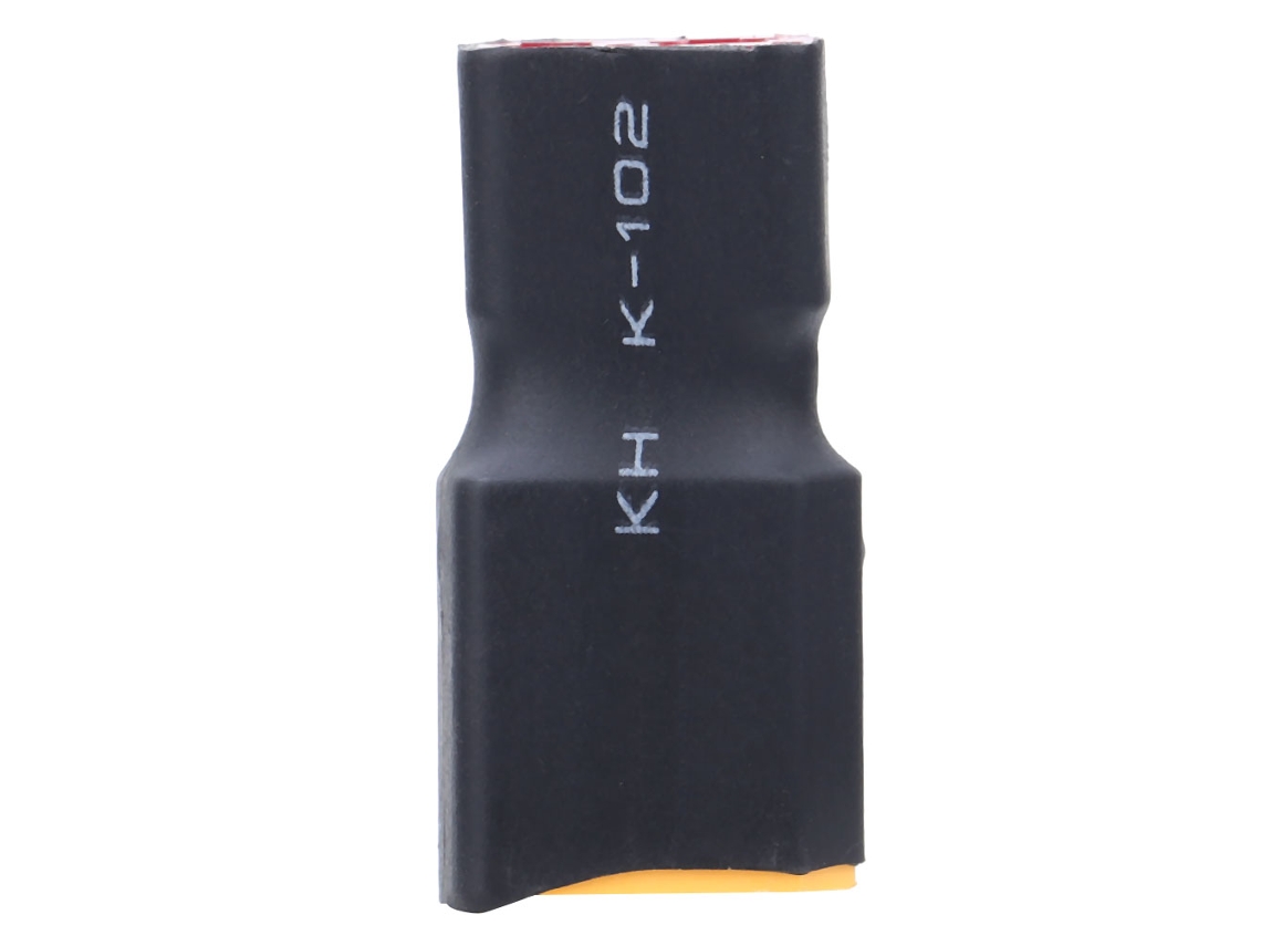 5 Adaptadores Conector Xt60 Macho Para T Fêmea Para Bateria Li-po De Modelos De Carro/avião (preto)