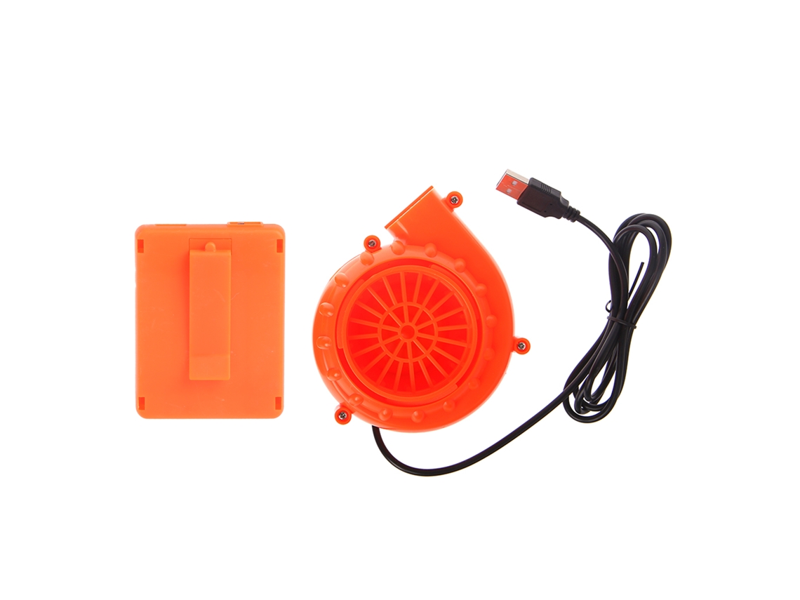 Mini ventilador elétrico, compatível com brinquedos infláveis, bateria BRILVIBERA