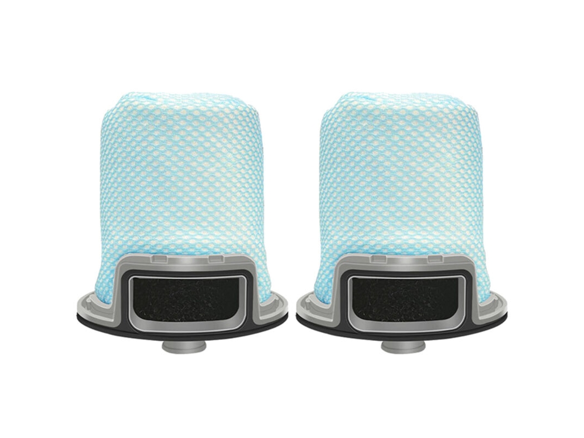 Conjunto de 2 Filtros Substituição Laváveis​​ com Base Esvaziamento Automático para Aspirador de Pó T7s Plus S7 BRILVIBERA