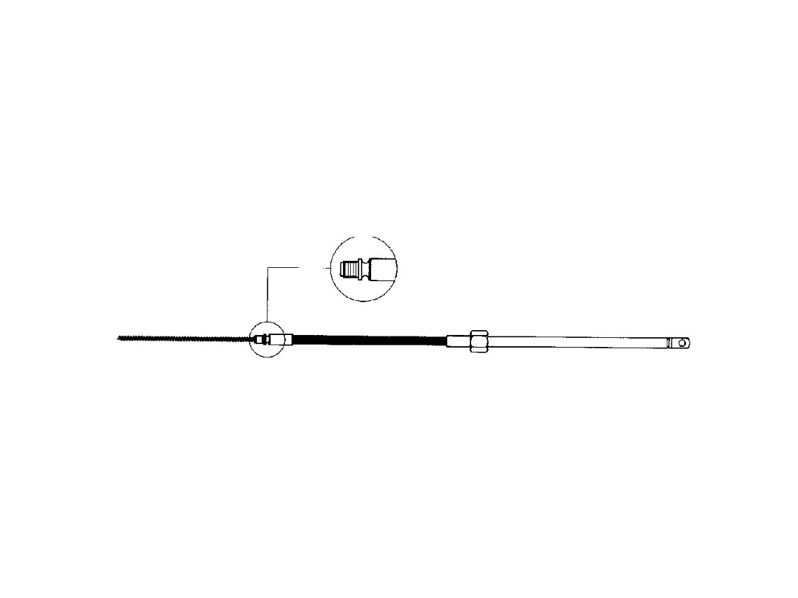 Cabo Do Leme M58 Prateado 17´ULTRAFLEX