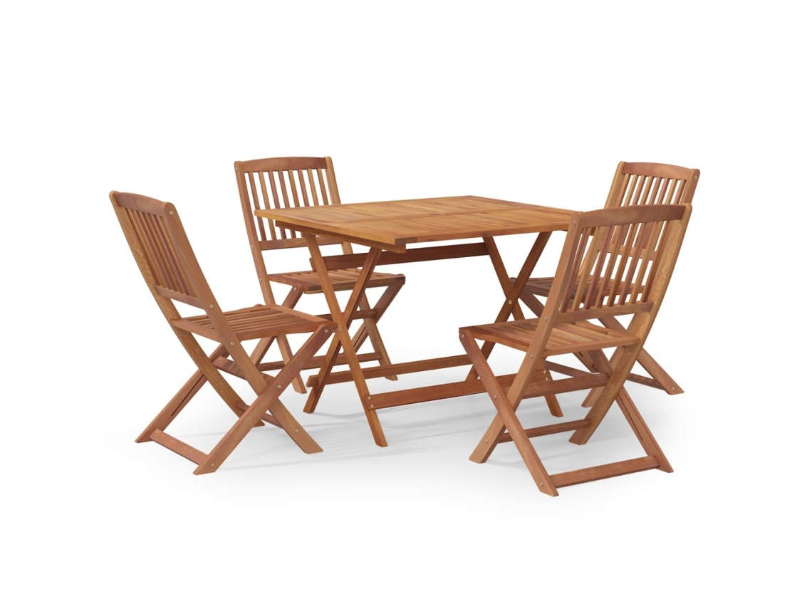 Garden Dining Set, Garden Dining Sets Vidaxl Marrom Madeira De Acácia (n/a)