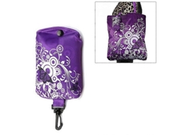 Saco de Compras Dobrável Flor de Borboleta Tecido Oxford Bolsa de Ombro Sacola Reutilizável GOKOCO