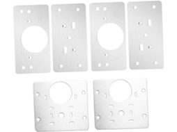 Placas De Reparo Gatuida Em Aço Suportes Metal Para Armários Com
