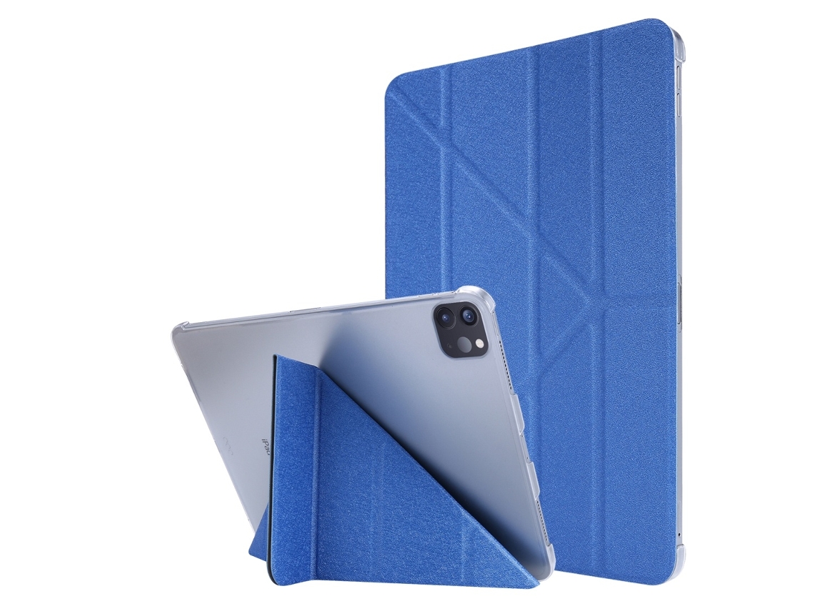 Capa Para Ipad Pro 12.9 2020 Em Couro Com Suporte Elysve