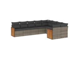 Garden Sofa Set, Garden Sofa Sets Vidaxl Cinzeto Rattan / Vime (n/a)